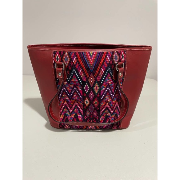 Hand Made Leather Purse, Vibrant Colors.